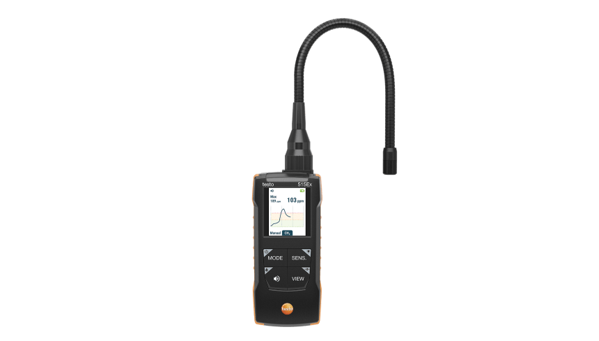 Testo 515 Ex - Detektor nieszczelności czynników chłodniczych - Czułość 1 g/rok